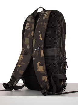 LACCOMA рюкзак LT2006-черный-комуфляж полиэстр+эко кожа полиэстр