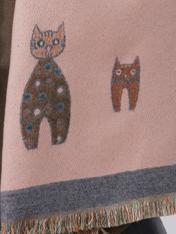 в составе ШЕРСТЬ и КАШЕМИР Большой, мягкий, теплый однотонный двусторонний палантин. - Tantino фото 9