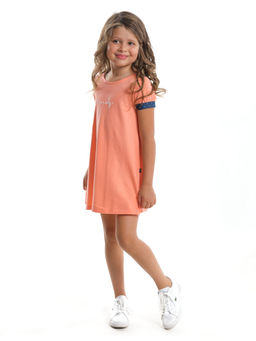 Платье для девочки UD 2885 персик - Mini maxi фото 3