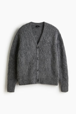 C?rdigan en mezcla de alpaca Loose Fit