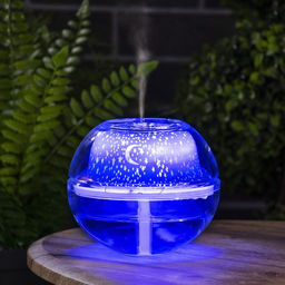 Увлажнитель воздуха Luazon HM-6, ночник «Звёздное небо», 0.5 л, 2 Вт, USB