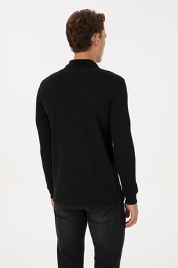 Erkek Siyah Basic Sweatshirt - U.s. polo assn фото 5