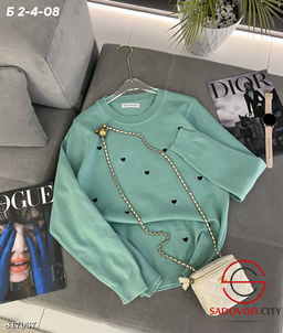 Свитер женский с сердечками - Bruno фото 2