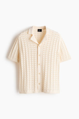 Camisa resort en punto pointelle Relaxed Fit - H&m фото 2