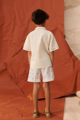 BERMUDA BA?O CUADROS Y FLORES LIMITED EDITION / Crudo - Zara фото 2