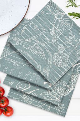 Набор салфеток из рогожки 4 шт Happy Fox Home  фото 26