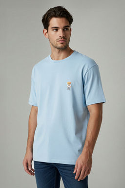 TRENDYOL MAN Siyah Unisex Regular/Normal Kesim Ay?c?k Bask?l? %100 Pamuklu T-Shirt TMNSS25TS00161 - Trendyolmilla фото 17