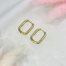 Швензы серьгиКонго позолоченные