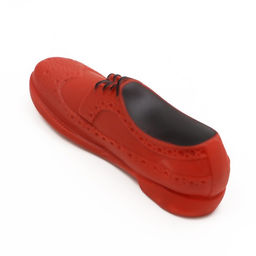 Игрушка пищащая Туфля для собак, 17 см, коричневая - Пижон фото 3