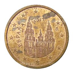 2 евроцента 2017 года Испания