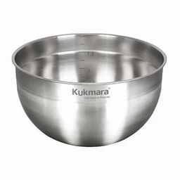 Миска из нержавеющей стали Safia 1,5л, д16см, h9,1см, s0,5мм, глубокая, мерная шкала, нержавейка AISI 304 (18/10) (Россия)