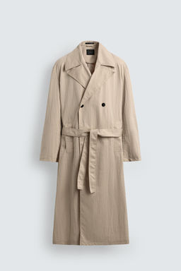 OVERSIZE FIT TRENCH COAT - Zara фото 8