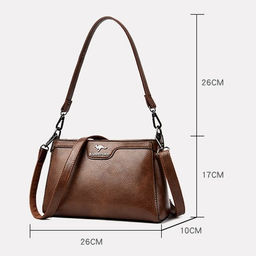 KAIDIFEINIROO Сумка женская с двумя ремнями 8178  фото 47