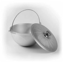 Казан походный 10 л с крышкой, арт. 510300