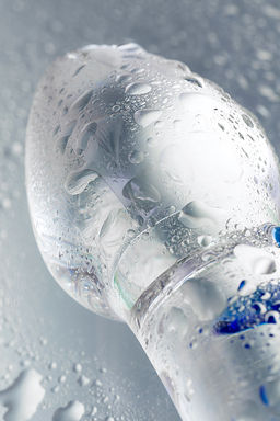 Двусторонний фаллоимитатор Sexus Glass, стекло, прозрачный, 20 см  фото 10