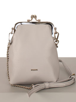 LACCOMA сумка Мальвина-Л815-серый эко кожа хлопок