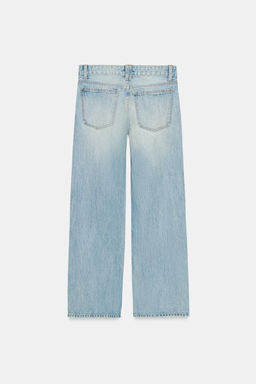 JEANS TRF RECTO TIRO BAJO / Celeste - Zara фото 7