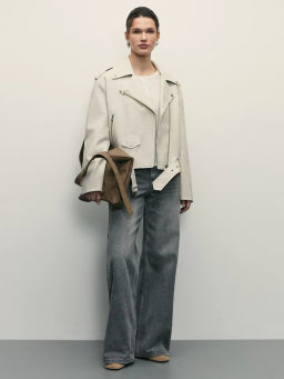 Куртка-косуха из искусственной кожи / Zarina