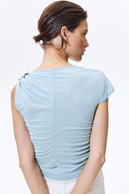 Top drapeado de punto - H&m фото 6