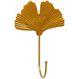 Цена за 6 шт. Крючок интерьерный металлический "ЛОФТ ТАМБЛ", паншкрафт, цвет золото, 9*14см