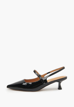 Черные лакированные женские туфли - Mascotte фото 2