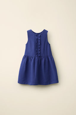 VESTIDO 100% LINO CREATED BY CARAMEL LONDON X ZARA / Azul?n