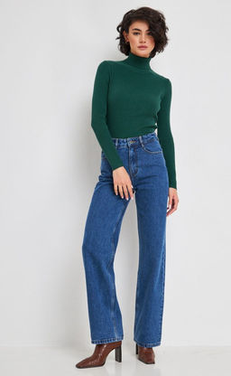 Джинсы Primm P222-0134 прямые женские синие  фото 3