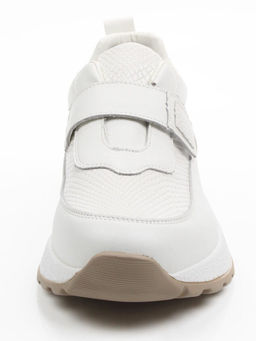 03-A238-2 WHITE Кроссовки женские (натуральная кожа)