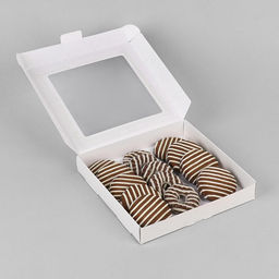 Коробка самосборная бесклеевая, 19×19×3 см, набор 5 шт.