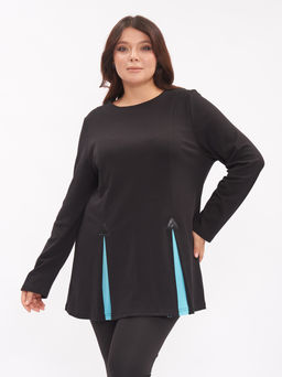Туника с клиньями ZTU15002BLK01