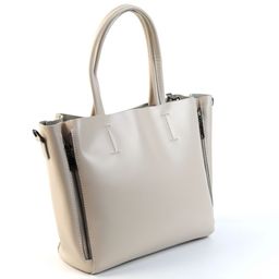 Женская кожаная сумка тоут 8650 Априкот - Cidirro фото 3