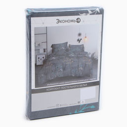 Постельное бельё Экономь и Я дуэт Веточки, 143х215см-2шт, 215х220см, 70х70см-2шт, полисатин, 80г/м  фото 5