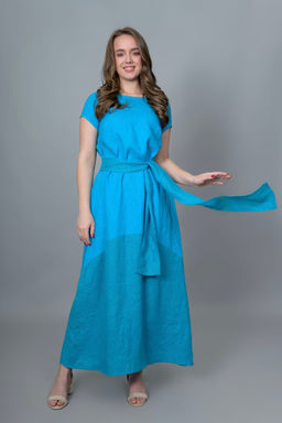 Платье 100% лен