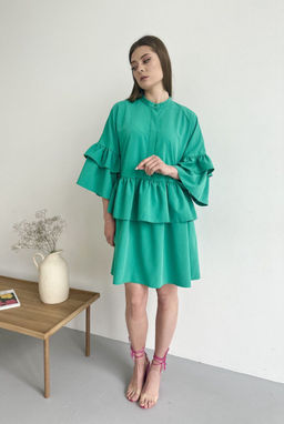 Платье AURA 3203-164 ярко-зеленый