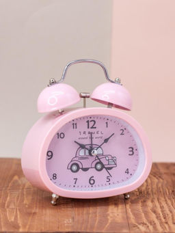 Часы-будильник "Transport", pink