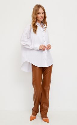 Рубашка F222-0450 white - Fine joyce фото 2
