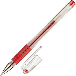 Ручка гел. Pilot G-1 GRIP 0,5 мм красн. кругл. корп. грип