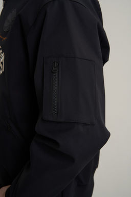 Бомбер Черный CAMPUS BASKETBALL Single Jacket - Anta фото 8
