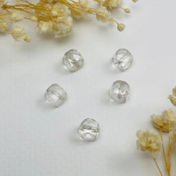 Бусины для украшений из Горного Хрусталя (5 шт)