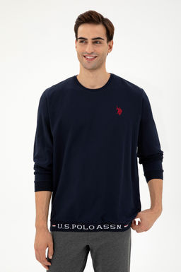 Мужской темно-синий пижамный комплект Неожиданная скидка в корзине - U.s. polo assn фото 3