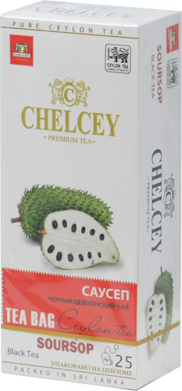CHELCEY. Soursop black tea карт.пачка, 25 пак.