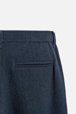 TEXTURED PLEATED TROUSERS - Zara фото 36