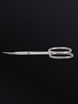 Ножницы маникюрные «Премиум», для кутикулы, загнутые, узкие, 9.3 см, на блистере