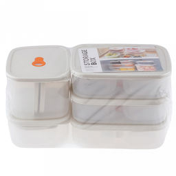 Контейнер пластмассовый Шведский микс набор 14шт: 150мл 7х10х3,8см - 9шт; 820мл 15,5х11х6см; 940мл 17,5х12,5х5см - 3шт; 1,15л - 12,5х11х8,5, с клапаном, прозрачный, в пленке (Китай) - Домашняя мода фото 2