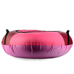 Санки-ватрушка, серия "Эконом", 100см, цвет - вишневый-розовый яркий. (в пакете)