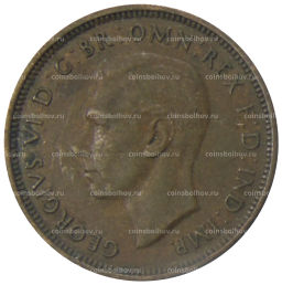 1/2 пенни 1938 года Австралия