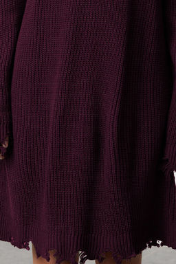 TRENDYOLMILLA Haki Mini Triko Genis Kal?p Ak?tma Detayl? Duz Elbise TWOAW24EL00113 фото 25