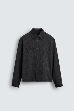 GEOMETRIC JACQUARD SHIRT - Zara фото 7