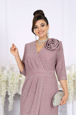 Платье Ninele 7499 пудра  фото 2