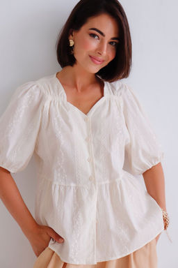 Martichelli Блуза кремовая